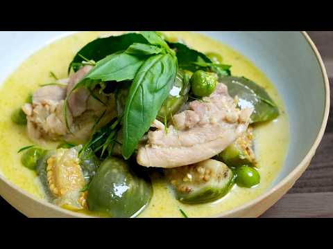 Thai Green Curry Chicken — Split the Coconut Cream (Authentic Method)