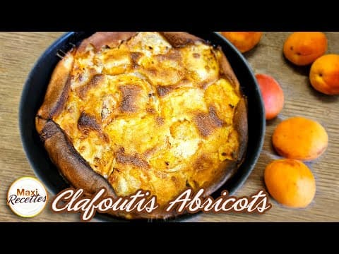 Clafoutis aux abricots frais