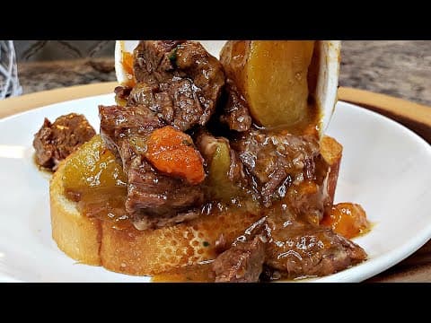 Instant Pot Beef Stew - Delicious American main course with easy difficulty. Perfect recipe converted from YouTube video to PDF format.