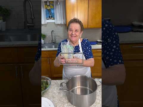Nonna Pia’s Smooth, Rich, Easy to make Polenta! Part 1🤌🏼👵🇮🇹