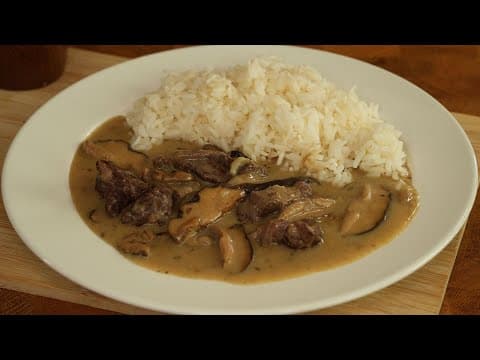 Czech Beef and Mushroom Stew (Hovězí na houbách)