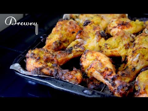 Poulet braisé épicé au four