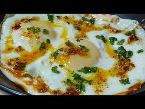 Turkish Eggs Breakfast Recipe ❤️ Turkish Cilbir Recipe in Hindi