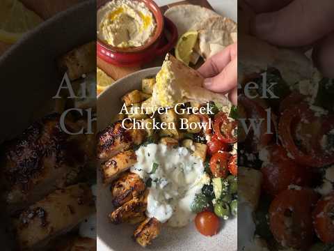 Airfryer Greek Chicken Bowl 🥣