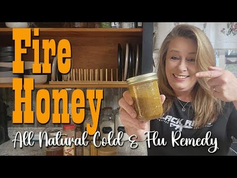 Fire Honey ~ All Natural Immune Booster & Busts Up Cold & Flu