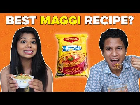 We Tasted Each Other's Maggi Recipes