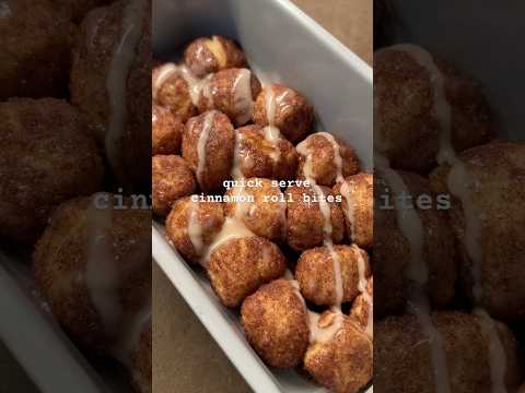 Quick Serve Cinnamon Roll Bites!