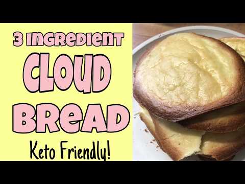 3 INGREDIENT CLOUD BREAD!! 🤗