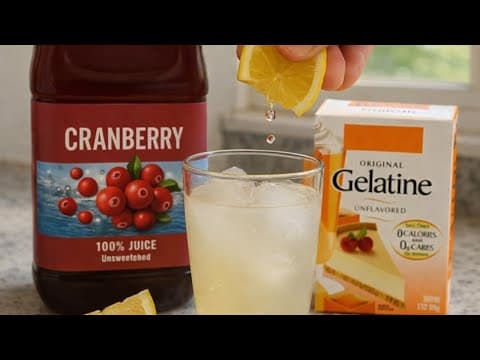 GELATIN TRICK RECIPE WEIGHT LOSS TIKTOK