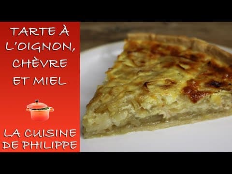 Onion, Goat Cheese and Honey Tart