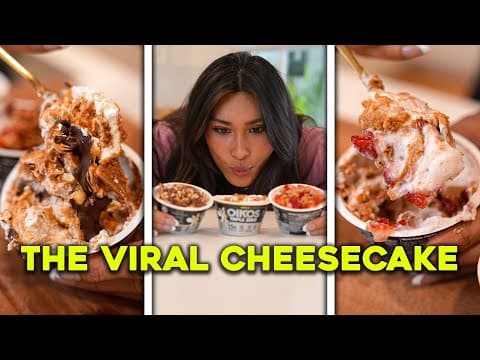 Making the Viral Cheesecake Hack 3 Ways! Low Calorie + High Protein