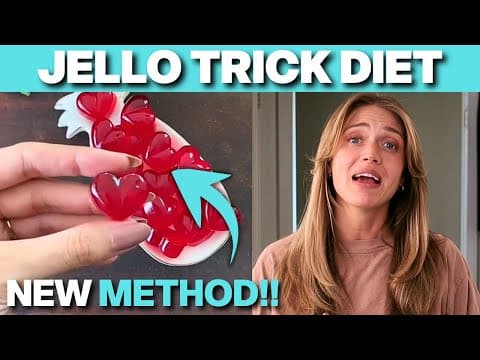GELATIN TRICK 2026 – ( NEW NATURAL RECIPE!! ) – GELATIN TRICK RECIPE – JELLO DIET TREND 🍮