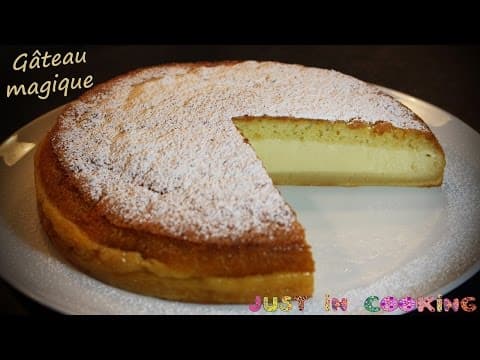 Magical Vanilla Cake - Delicious French dessert with easy difficulty. Perfect recipe converted from YouTube video to PDF format.