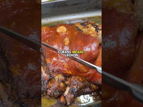 Authentic Cuban Lechon Asado (Mojo Roast Pork) 🐖🇨🇺 recipe (description) ↗️
