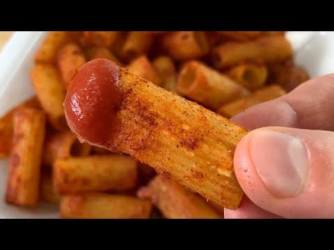 PASTA CHIPS, ready in 5 mins and better than potato chips! 😍