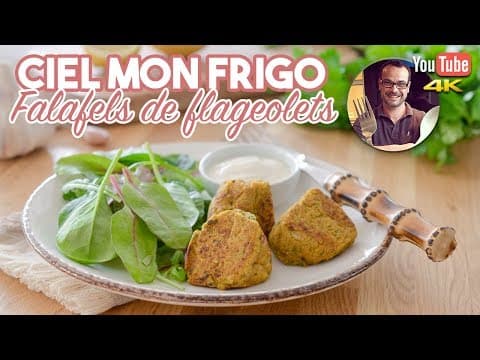 Falafels aux flageolets et sauce yaourt‑citron