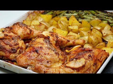 Quick And Easy One Sheet Pan Lemon and Herb Chicken