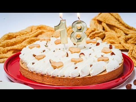 Vanilla and Praline Tart - Delicious French dessert with medium difficulty. Perfect recipe converted from YouTube video to PDF format.