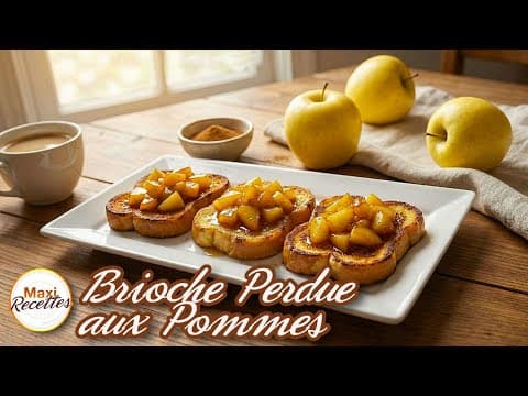 Brioche Perdue aux Pommes Caramélisées Recette Facile et Rapide