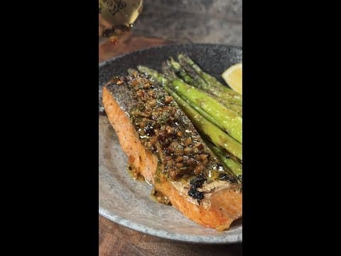 Crispy Delight: Air Fryer Garlic Butter Salmon Recipe
