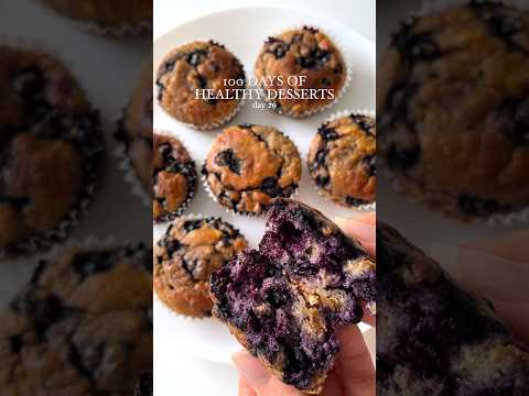 Healthy Blueberry Muffins