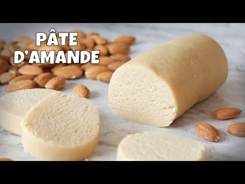Pâte d'amande maison à 50 % d'amandes
