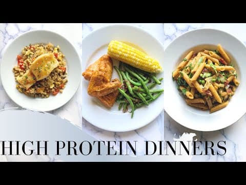 Healthy Dinner Ideas with High Protein & Fiber