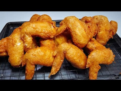 Easy Battered Fried Chicken Wings