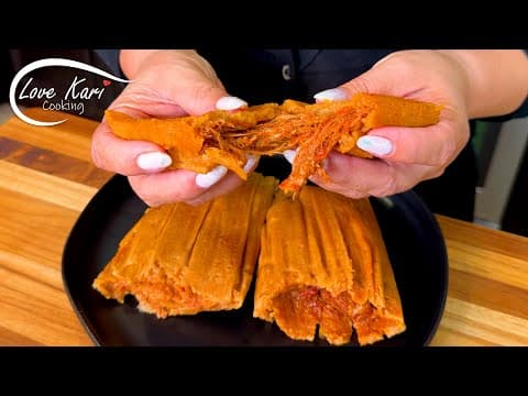 Tamales Rojo de Puerco (Red Pork Tamales)