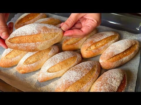 Soft Homemade Bread - Delicious Middle Eastern bread with easy difficulty. Perfect recipe converted from YouTube video to PDF format.