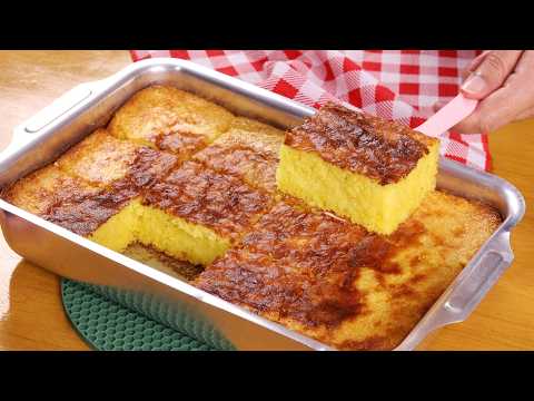 Bolo de Milho com Leite Condensado e Coco