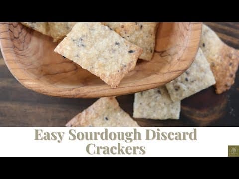 Easy Sourdough Discard Crackers