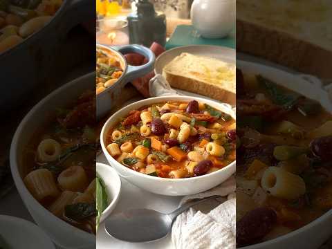 Heart healthy minestrone soup- from one of the world’s Blue Zones!
