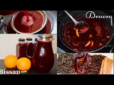 Ghanaian Bissap (Hibiscus Juice)