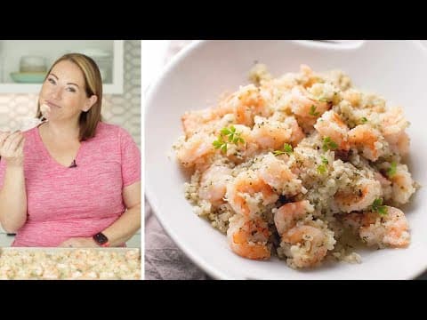 Garlic Butter Shrimp and Cauliflower Rice