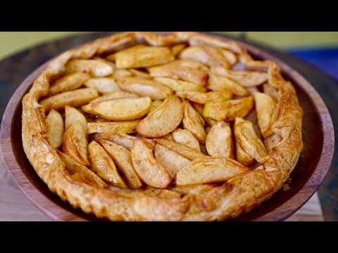 Tarte aux pommes express à la pâte feuilletée