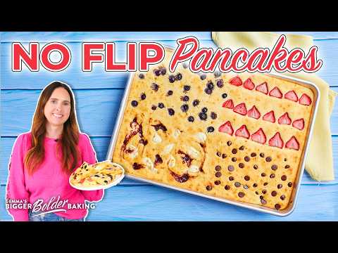 Sheet Pan Pancakes (No Flipping, One Pan)