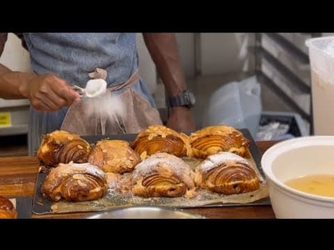 Almond and Chocolate Croissant