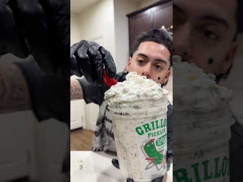 I tried the viral pickle dip everyone’s talking about 😳😳