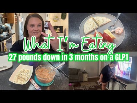 WHAT I EAT ON A GLP1🏋🏻‍♀️High Protein & Fiber - Quick, Cheap, & Easy
