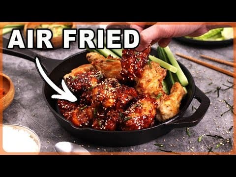 Crispy Korean Chicken Wings in the Air Fryer (It's Possible!)