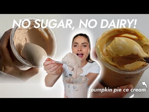 THE BEST HEALTHY NINJA CREAMI RECIPES! No Dairy, No Sugar, No Pudding Mix, High Protein!