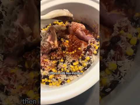 Salsa chicken in the crock pot recipe