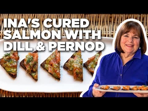 Ina Garten's Cured Salmon with Dill and Pernod