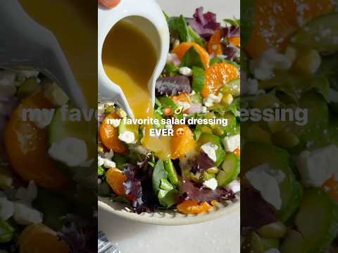 BEST Salad Dressing: Click the link in my bio and then select the photo to get the recipe ❤️