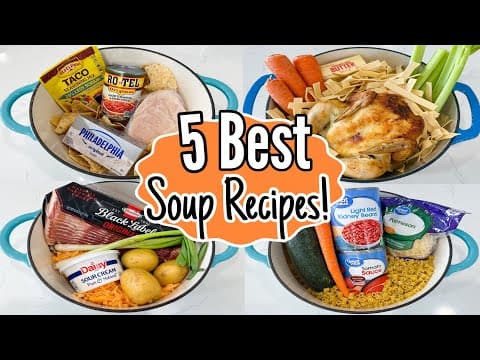 5 HEARTY SOUP RECIPES