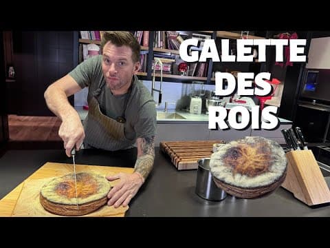 King cake 2025 with hazelnut frangipane, jasmine tea and vanilla - Delicious French dessert with medium difficulty. Perfect recipe converted from YouTube video to PDF format.