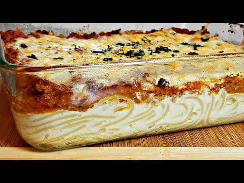 Cheesy BAKED SPAGHETTI Recipe