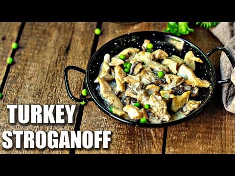 DELICIOUS Ground Turkey Stroganoff Recipe
