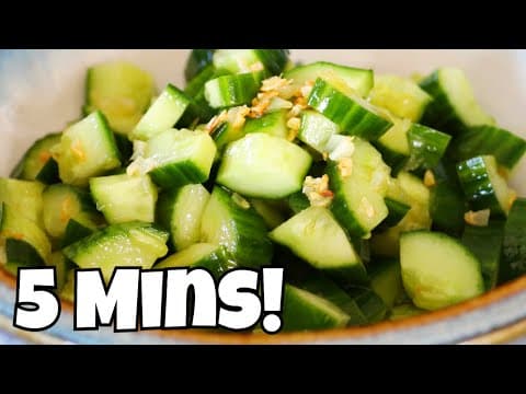WOW! 5 Minutes Asian Cucumber Salad